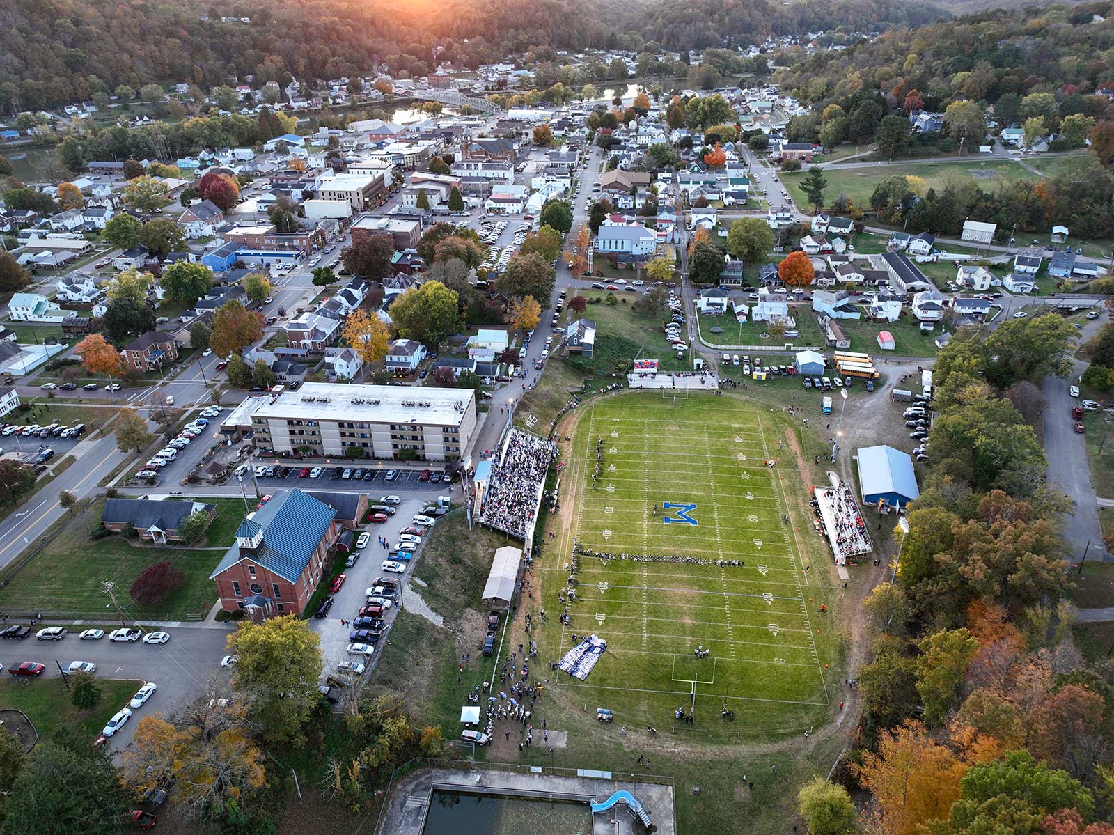 Morgan County Town Overhead