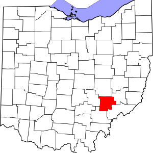 ohio map morgan county